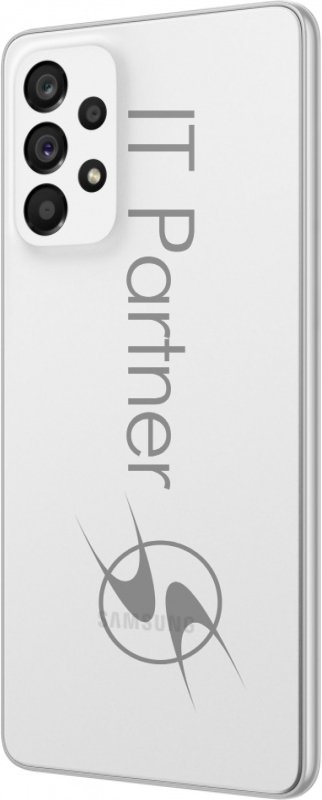 Смартфон Samsung SM-A736B Galaxy A73 256Gb 8Gb белый моноблок 3G 4G 2Sim 6.7 1080x2400 Android 12 108Mpix 802.11 a/b/g/n/ac/ax NFC GPS GSM900/1800 GSM1900 Ptotect microSD max1024Gb