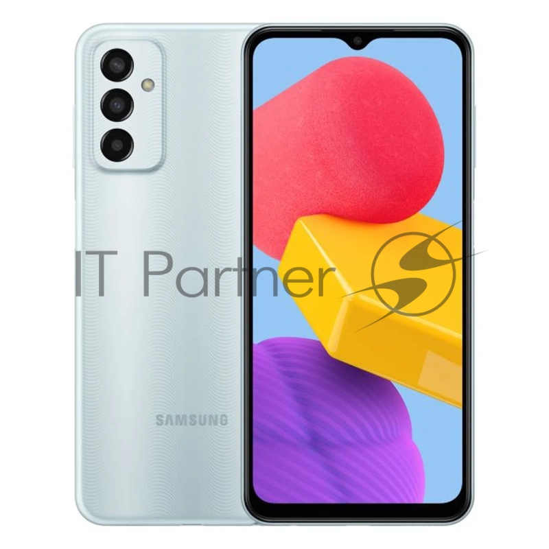 Смартфон Samsung Galaxy M13 4/128Gb Light Blue 6.6/1080x2408/8MP/50MP+5MP+2MP Stereo/5000mAh/3 pin