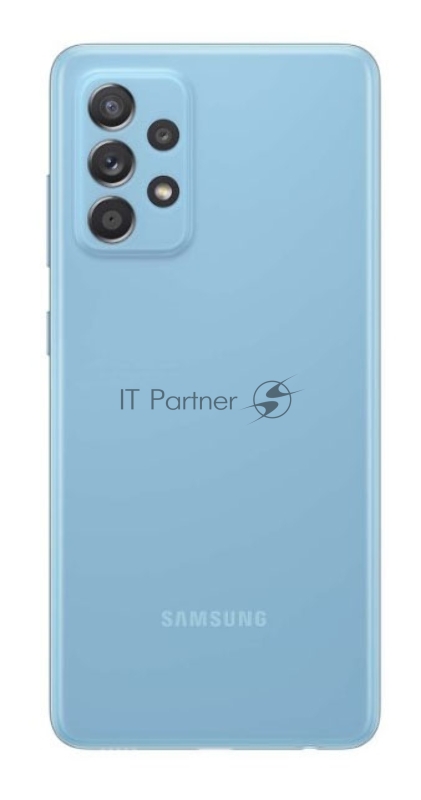 Смартфон Samsung SM-A525F Galaxy A52 128Gb 4Gb голубой моноблок 3G 4G 2Sim 6.5 1080x2400 Android 12 64Mpix 802.11 b/g/n/ac NFC GPS GSM900/1800 GSM1900 Ptotect microSD max1024Gb