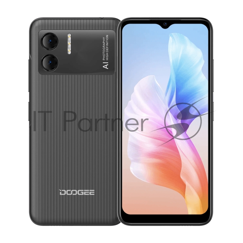 Смартфон Doogee X98 Pro Graphite Gray, 16,56 см (6.52) 720x1600, 4x2,0 ГГц+4x1,5 ГГц, 8 Core, 4GB RAM, 64GB, up to 512GB flash, 12Mpix+2Mpix/8Mpix, 2 Sim, 2G, 3G, LTE, BT, Wi-Fi, GPS, Type-C, 4200 мА·ч, Android 12, 180g, 165,3 ммx76,3 ммx9,9 мм