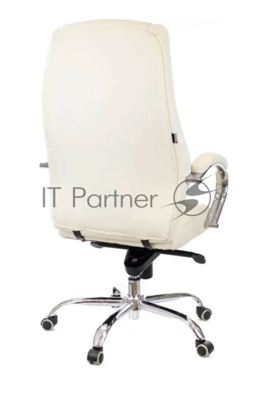 Офисное кресло Everprof Kron M бежевое (экокожа, хром, ролики, Мультиблок)