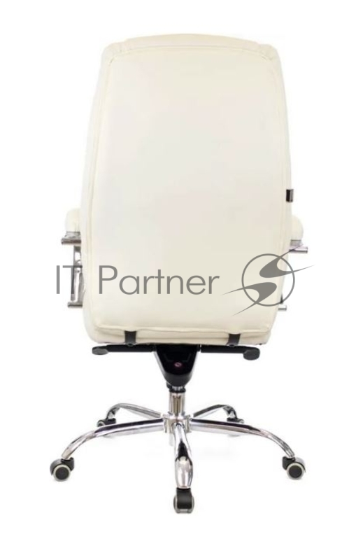 Офисное кресло Everprof Kron M бежевое (экокожа, хром, ролики, Мультиблок)