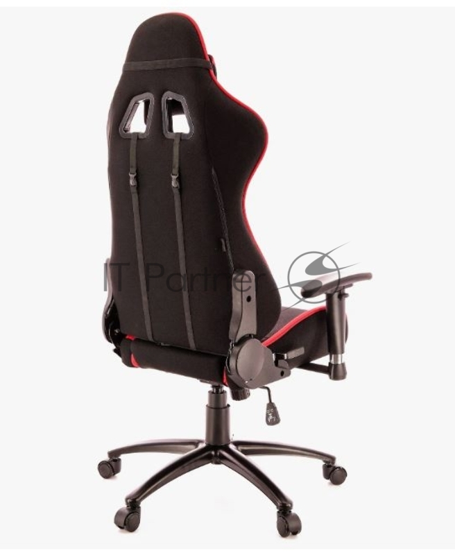 Игровое кресло Everprof Lotus S4 чёрно-красное (ткань, ролики, DMS (топган))