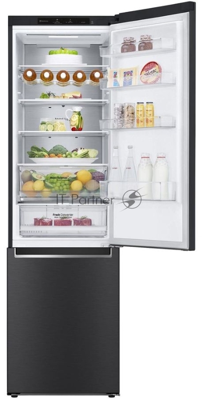 Холодильник LG GW-B509SBNM черный (двухкамерный)