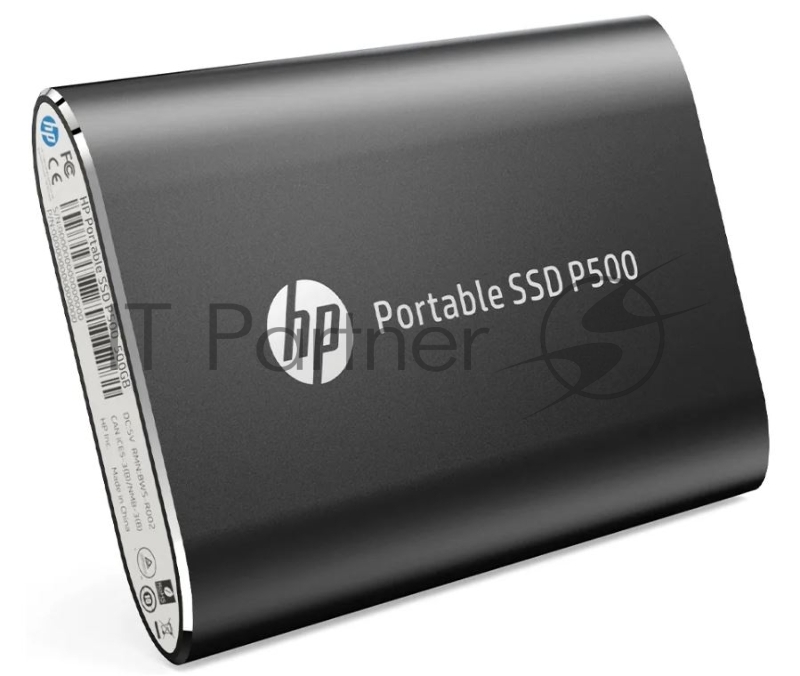 Портативный твердотельный накопитель HP P500, USB 3.1 gen.2 / USB Type-C / USB Type-A, OTG, 500 Гб, R350/W210, Черный