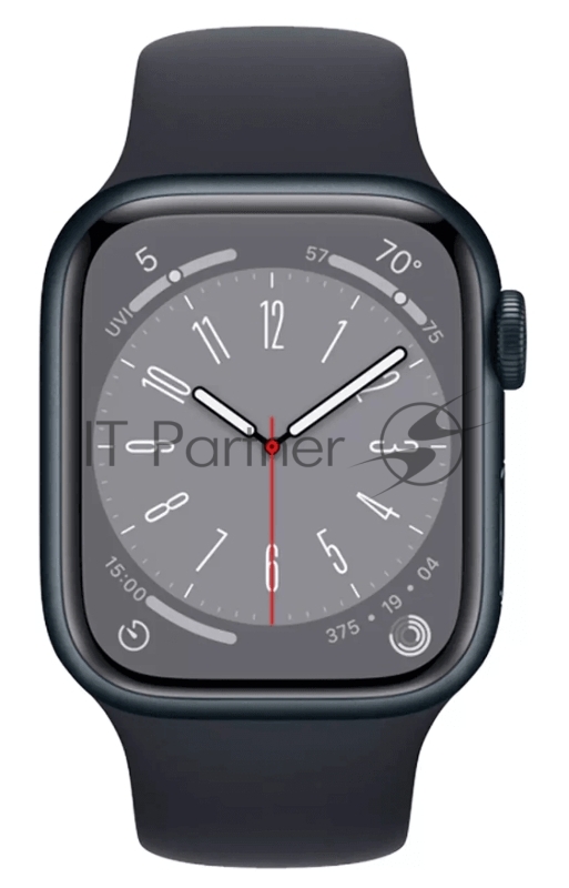 Смарт-часы Apple Watch Series 8 А2770 41мм OLED LTPO темная ночь (MNU83LL/A)