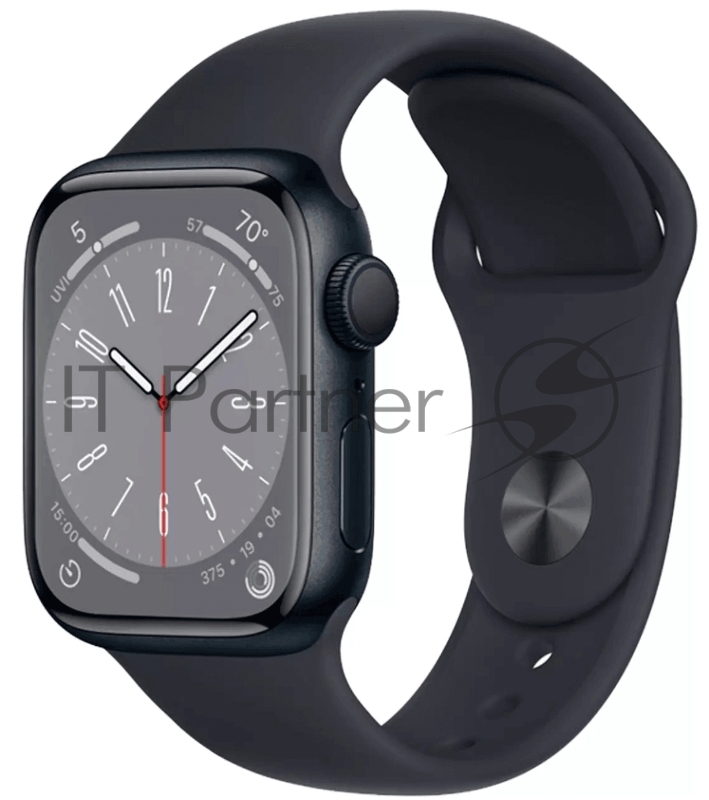 Смарт-часы Apple Watch Series 8 А2770 41мм OLED LTPO темная ночь (MNU83LL/A)