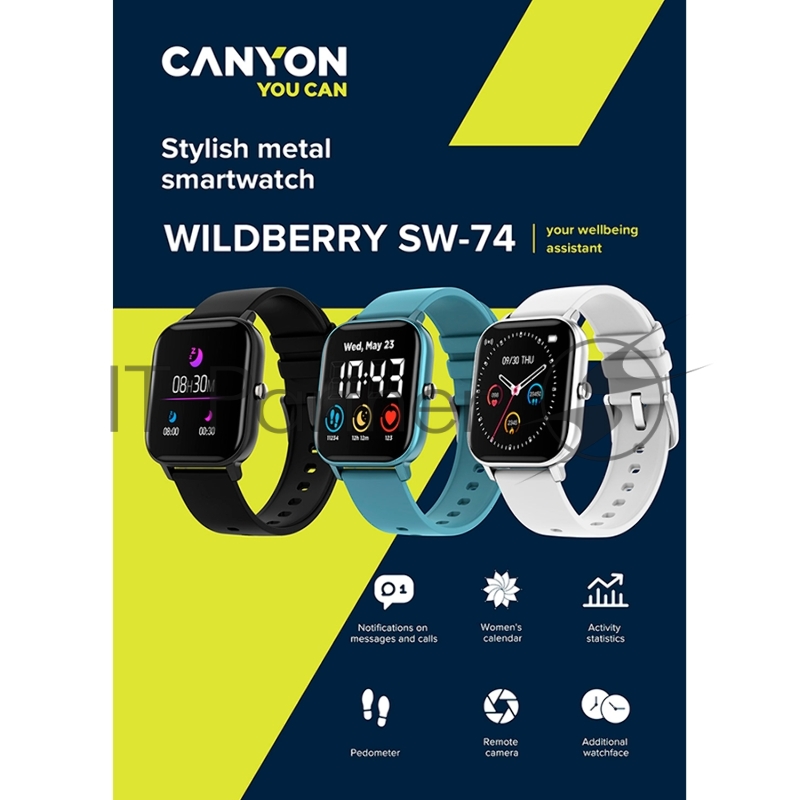 Смарт-часы Smart watch, 1.3inches TFT full touch screen, Zinic+plastic body, IP67 waterproof, multi-sport mode, compatibility with iOS and android, Silver body with white silicon belt, Host: 43*37*9mm, Strap: 230x20mm, 45g