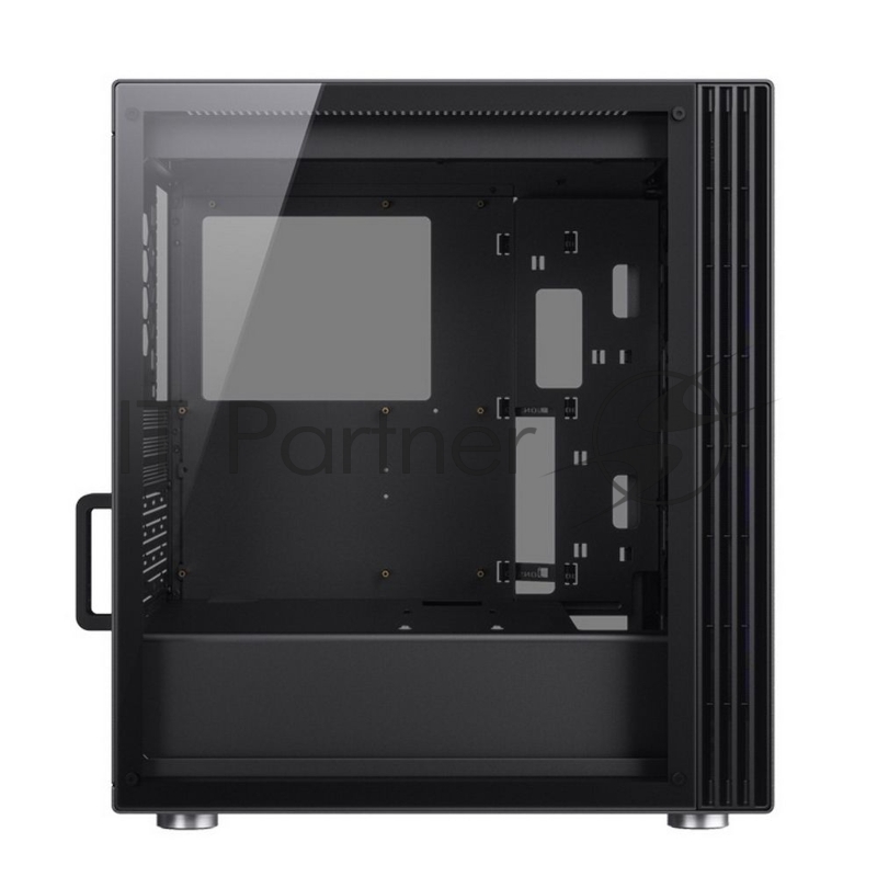 Корпус JONSBO U6 Black без БП, боковые панели из закаленного стекла, mini-ITX, micro-ATX, ATX, черный