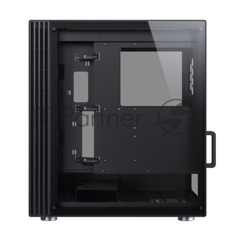 Корпус JONSBO U6 Black без БП, боковые панели из закаленного стекла, mini-ITX, micro-ATX, ATX, черный