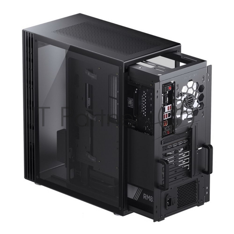 Корпус JONSBO U6 Black без БП, боковые панели из закаленного стекла, mini-ITX, micro-ATX, ATX, черный