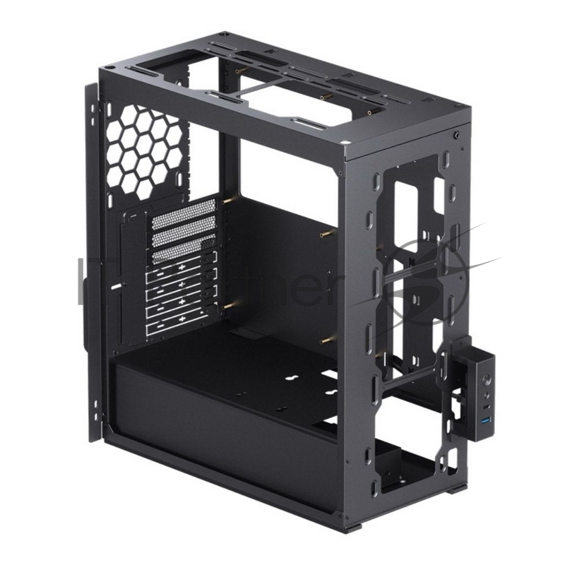 Корпус JONSBO U6 Black без БП, боковые панели из закаленного стекла, mini-ITX, micro-ATX, ATX, черный