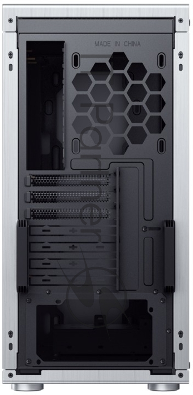 Корпус JONSBO U6 Silver без БП, боковые панели из закаленного стекла, mini-ITX, micro-ATX, ATX, серебристый