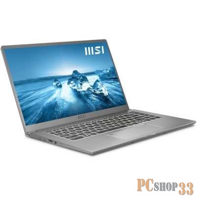 Ноутбук MSI Prestige 15 A12UD-225RU Core i7 1280P 16Gb SSD1Tb NVIDIA GeForce RTX 3050 Ti 4Gb 15.6 IPS FHD (1920x1080) Windows 11 Professional silver WiFi BT Cam