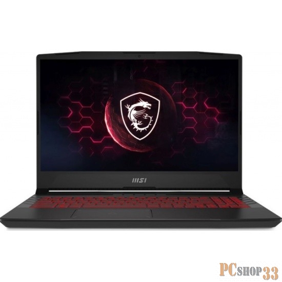 Ноутбук MSI Pulse GL66 12UDK-697RU Core i7 12700H 16Gb SSD512Gb NVIDIA GeForce RTX 3050 Ti 4Gb 15.6 IPS FHD (1920x1080) Windows 11 Home grey WiFi BT Cam