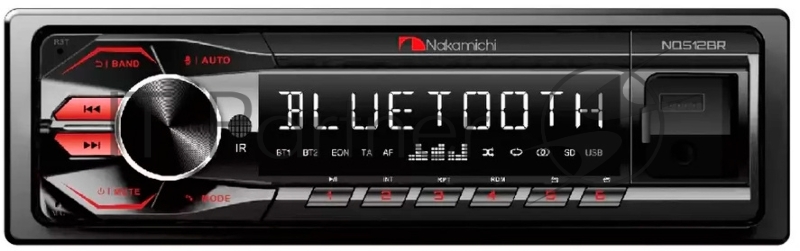 Автомагнитола Nakamichi NQ512BR 1DIN 4x50Вт