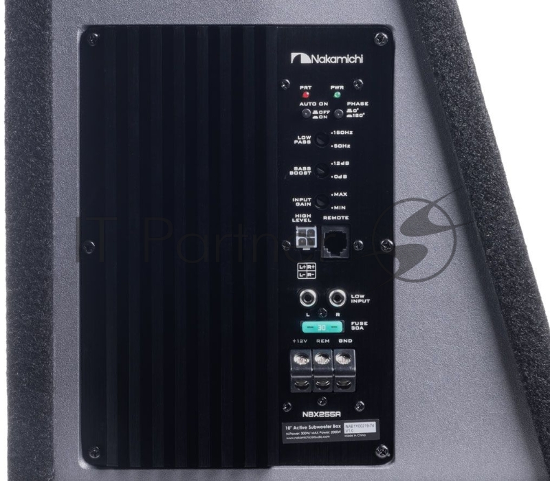 Сабвуфер автомобильный Nakamichi NBX255A 300Вт активный (25см/10)