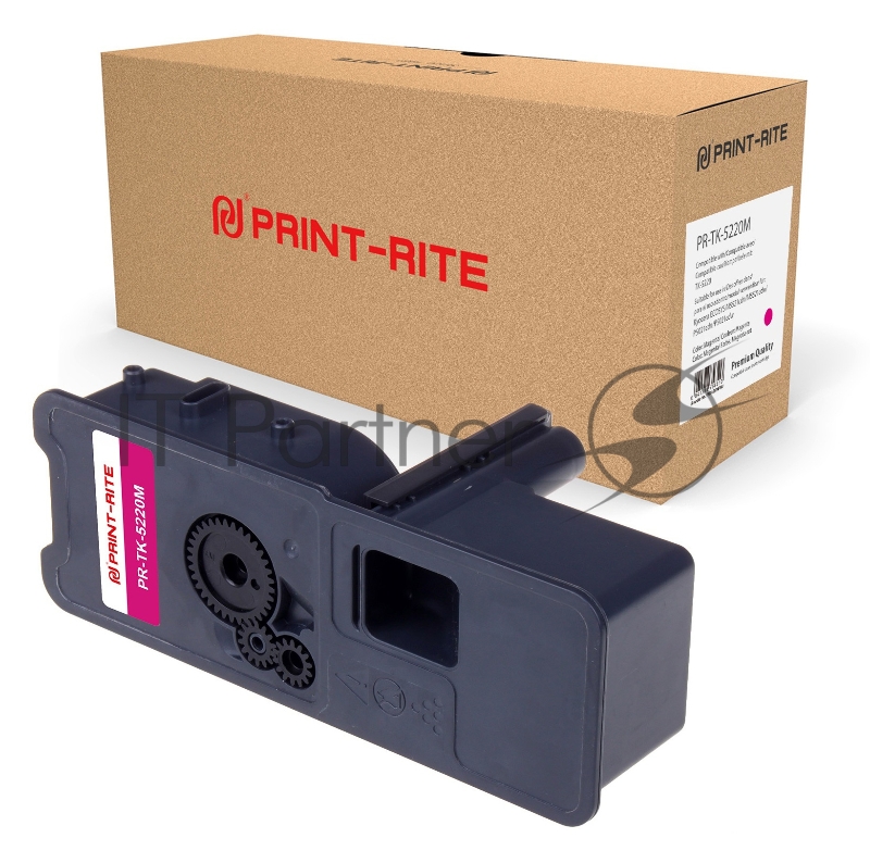 Картридж лазерный Print-Rite TFKADDMPRJ PR-TK-5220M TK-5220M пурпурный (1200стр.) для Kyocera Ecosys M5521cdn/M5521cdw/P5021cdn/P50
