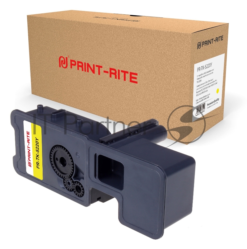 Картридж лазерный Print-Rite TFKADEYPRJ PR-TK-5220Y TK-5220Y желтый (1200стр.) для Kyocera Ecosys M5521cdn/M5521cdw/P5021cdn/P50