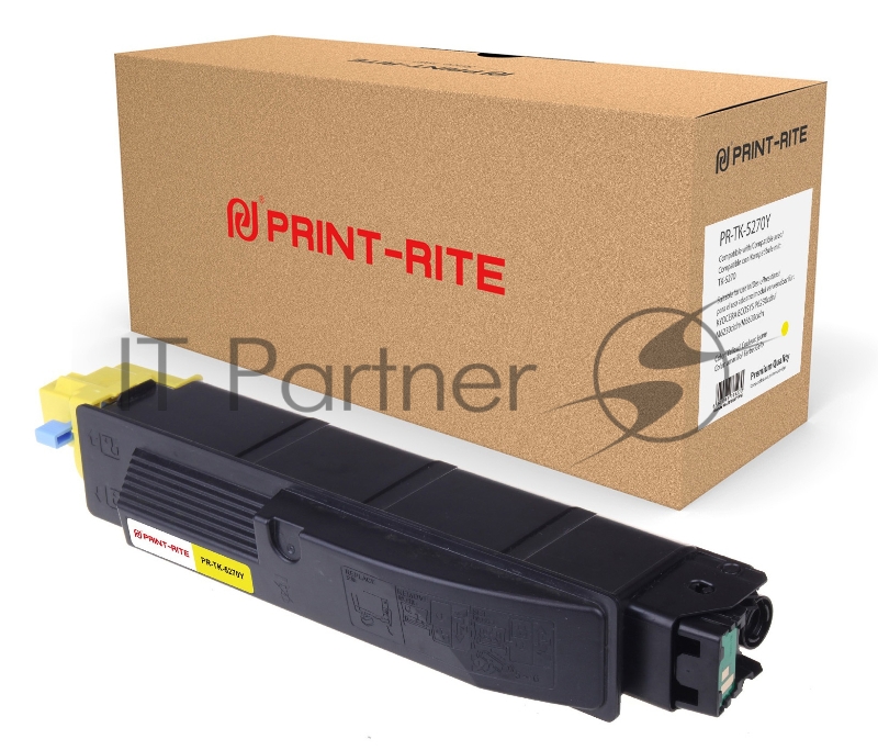 Картридж лазерный Print-Rite TFKAMTYPRJ PR-TK-5270Y TK-5270Y желтый (6000стр.) для Kyocera Ecosys P6230cdn/M6230cidn/M6630cidn