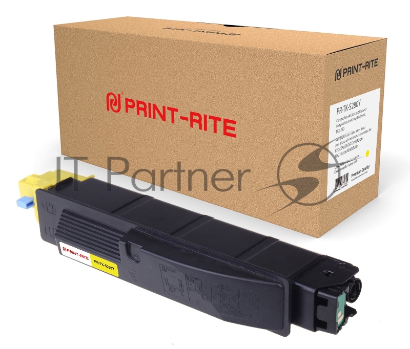 Картридж лазерный Print-Rite TFKAN1YPRJ PR-TK-5280Y TK-5280Y желтый (11000стр.) для Kyocera Ecosys P6235cdn/M6235cidn/M6635cidn