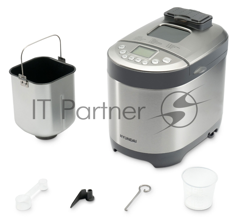 Хлебопечь Hyundai HYBM-4082 550Вт серый/серебристый