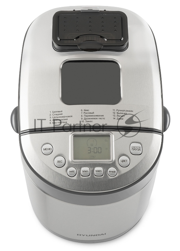 Хлебопечь Hyundai HYBM-4082 550Вт серый/серебристый