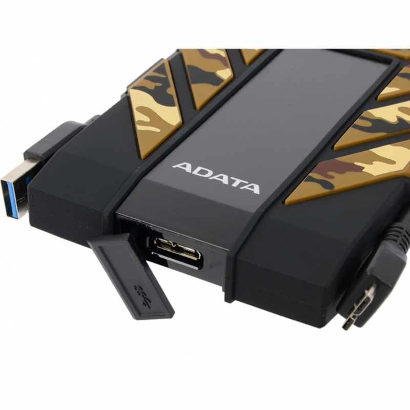 Внешний жесткий диск 2Tb Adata AHD710MP-2TU31-CCF Pro DashDrive Durable черный/зеленый (2.5 USB3.0)