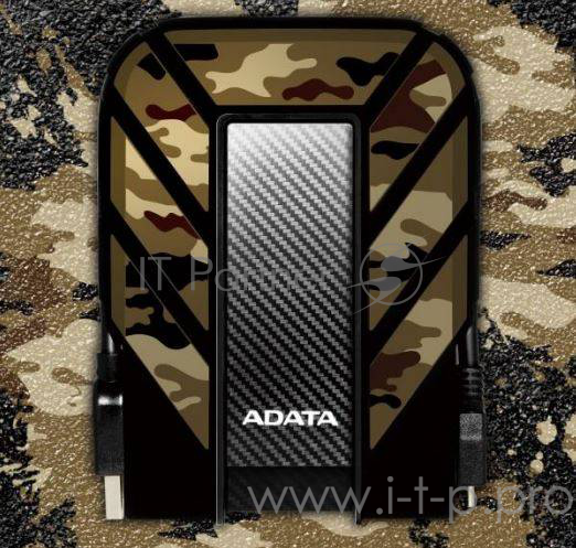 Внешний жесткий диск 2Tb Adata AHD710MP-2TU31-CCF Pro DashDrive Durable черный/зеленый (2.5 USB3.0)