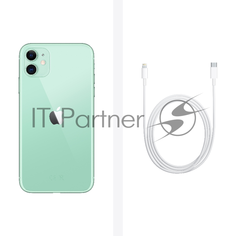 Смартфон Apple A2221 iPhone 11 64Gb 4Gb зеленый моноблок 3G 4G 2Sim 6.1 828x1792 iPhone iOS 13 12Mpix 802.11 a/b/g/n/ac/ax NFC GPS GSM900/1800 GSM1900 TouchSc Ptotect