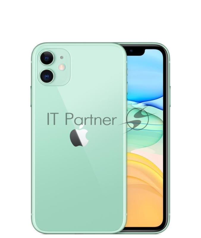 Смартфон Apple A2221 iPhone 11 64Gb 4Gb зеленый моноблок 3G 4G 2Sim 6.1 828x1792 iPhone iOS 13 12Mpix 802.11 a/b/g/n/ac/ax NFC GPS GSM900/1800 GSM1900 TouchSc Ptotect