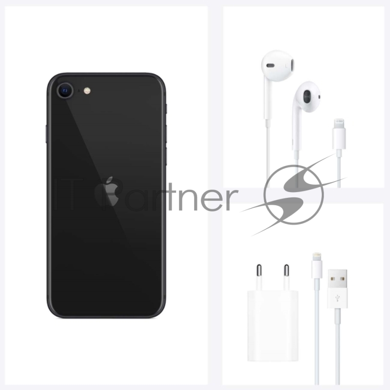 Смартфон Apple A2296 iPhone SE 2 64Gb черный моноблок 3G 4G 4.7 iPhone iOS 15 802.11 a/b/g/n/ac/ax NFC GPS