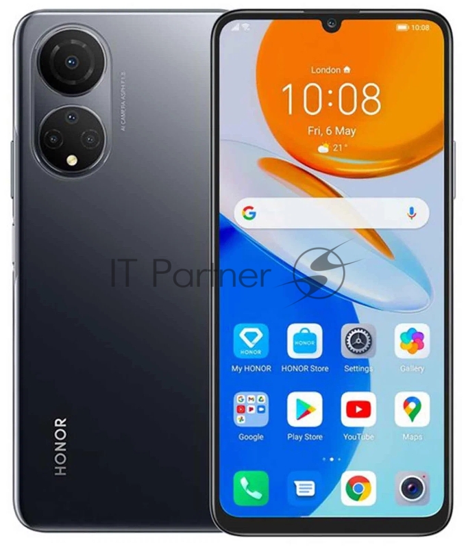 Смартфон Honor X7 CMA-LX1, черный