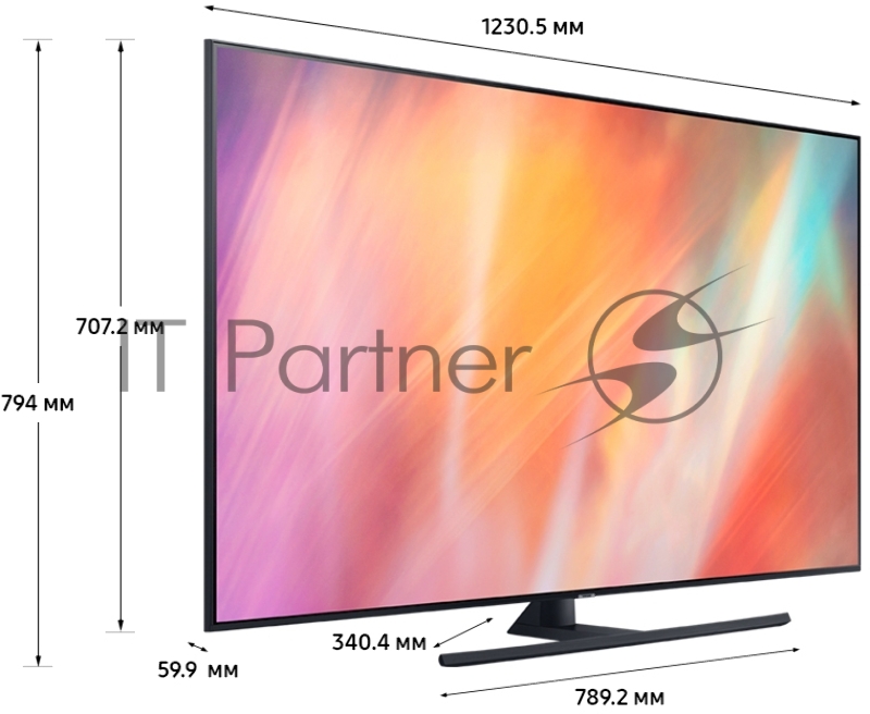 Телевизор Samsung 55 UE55AU7500UXRU