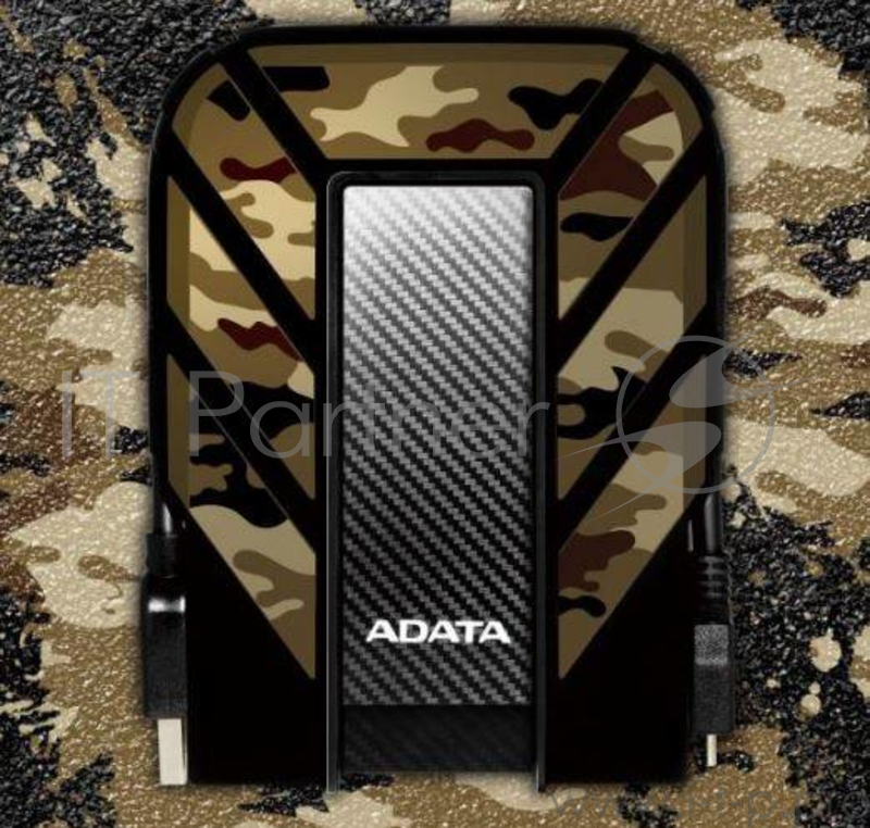 Внешний жесткий диск 1Tb Adata AHD710MP-1TU31-CCF Pro DashDrive Durable черный/зеленый (2.5 USB3.0)