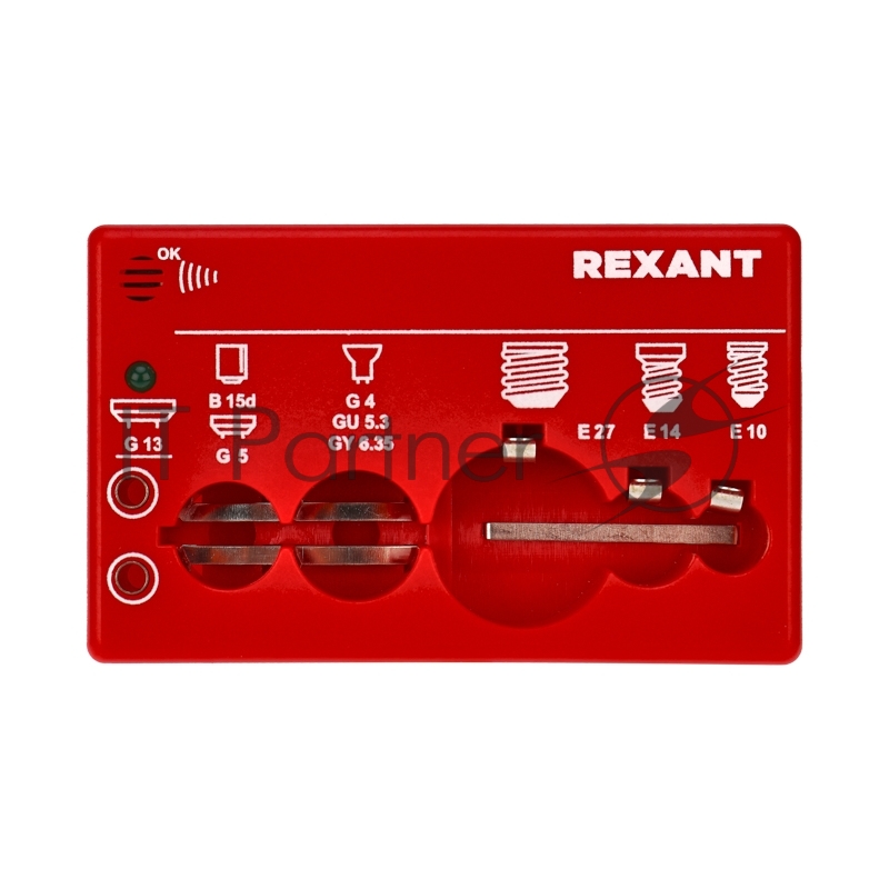 Тестер для ламп REXANT портативный на батарейке