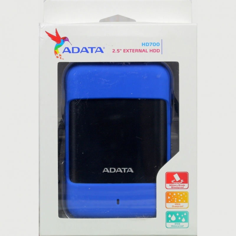 Внешний жесткий диск 1Tb Adata HD700 AHD700-1TU3-CBL синий (2.5 USB3.0)