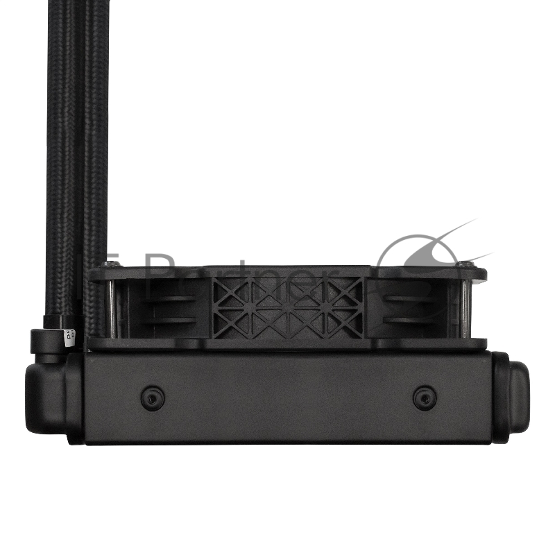 Комплект водяного охлаждения ExeGate EX293456RUS BlackWater-120.PWM.ARGB (3 PIN 5V ADDRESSABLE RGB подсветка, LGA2066/2011/1366/1150/1151/11 TDP 150W, Fan 120mm, PWM, 800-2000RPM, Hydro bearing, 4p