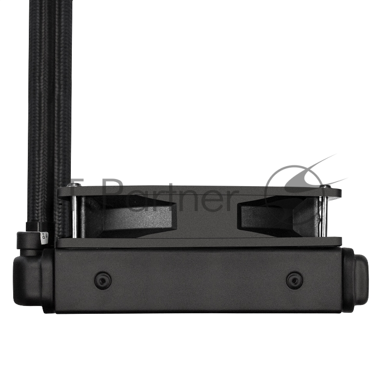 Комплект водяного охлаждения ExeGate EX293455RUS BlackWater-120V2.PWM.RGB (RGB подсветка, LGA2066/2011/1366/1150/1151/11 TDP 150W, Fan 120mm, PWM, 800-2000RPM, Hydro bearing, 4pin, 11-27db, с термо