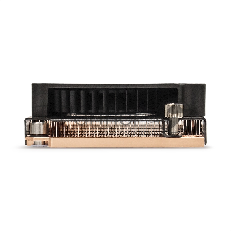 Кулер ExeGate EX293438RUS ESNK-P0067APS4.PWM.1U.3647.Cu (радиальный (улитка), медный, 1U, 3 тепл. трубки, LGA3647, TDP 165W, Fan 80mm, PWM, 1500-6600RPM, 2 ball bearing, 4pin, 64db, на винтах, с термопастой, Retail box)