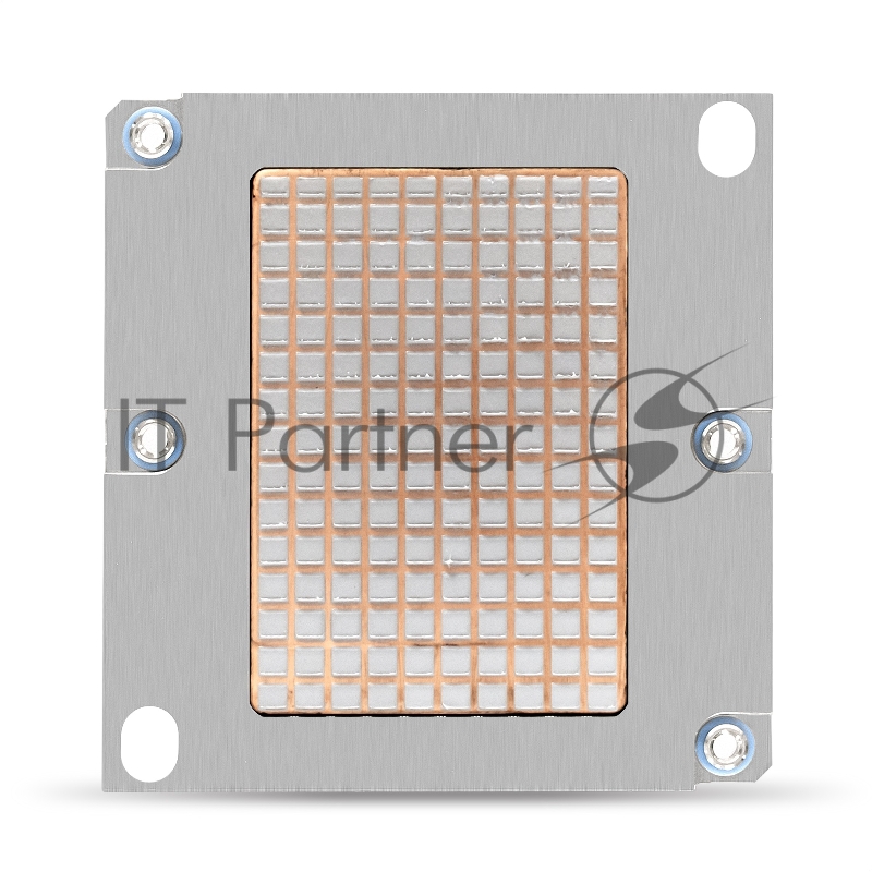 Радиатор для процессора ExeGate EX293446RUS ESNK-P0067P.1U.3647 (Al, 1U, 2 тепл. трубки, LGA3647, TDP 165W, 230г, на винтах, с термопастой, Retail box)
