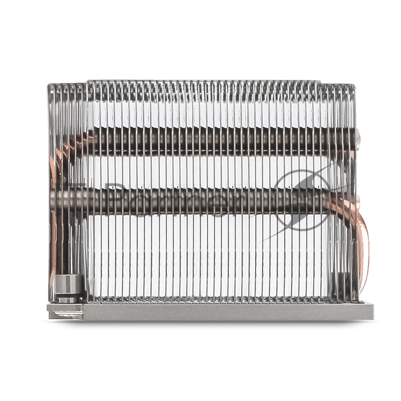 Радиатор для процессора ExeGate EX293448RUS ESNK-P0068P.2U.3647.Cu (Al+Cu, 2U, 4 тепл. трубки, LGA3647, TDP 205W, 390г, на винтах, с термопастой, Retail box)