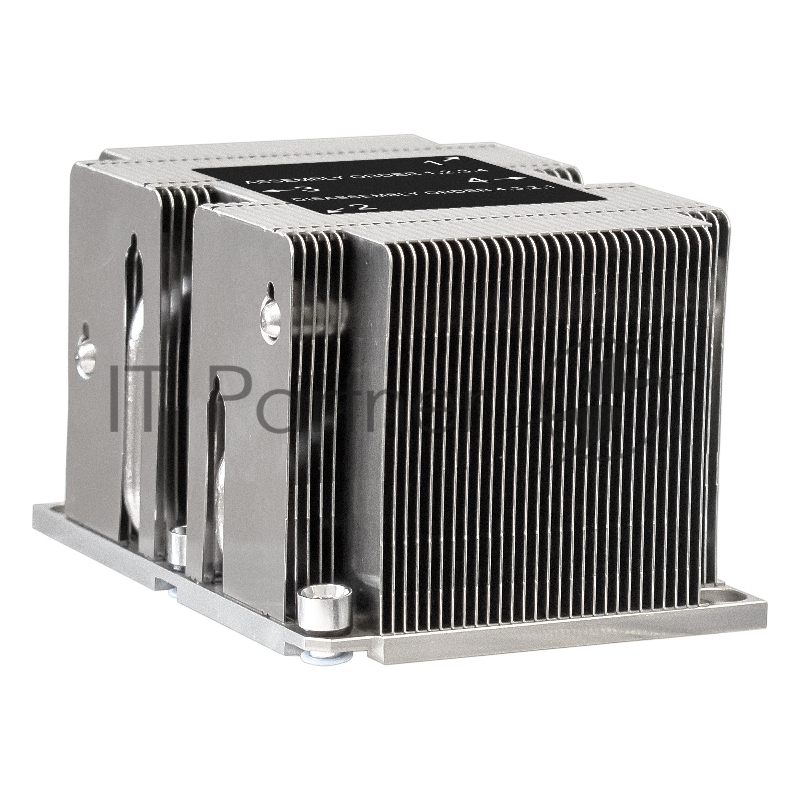 Радиатор для процессора ExeGate EX293449RUS ESNK-P0068PS.2U.3647.Cu (Al+Cu, 2U, 4 тепл. трубки, LGA3647, TDP 205W, 390г, на винтах, с термопастой, Retail box)