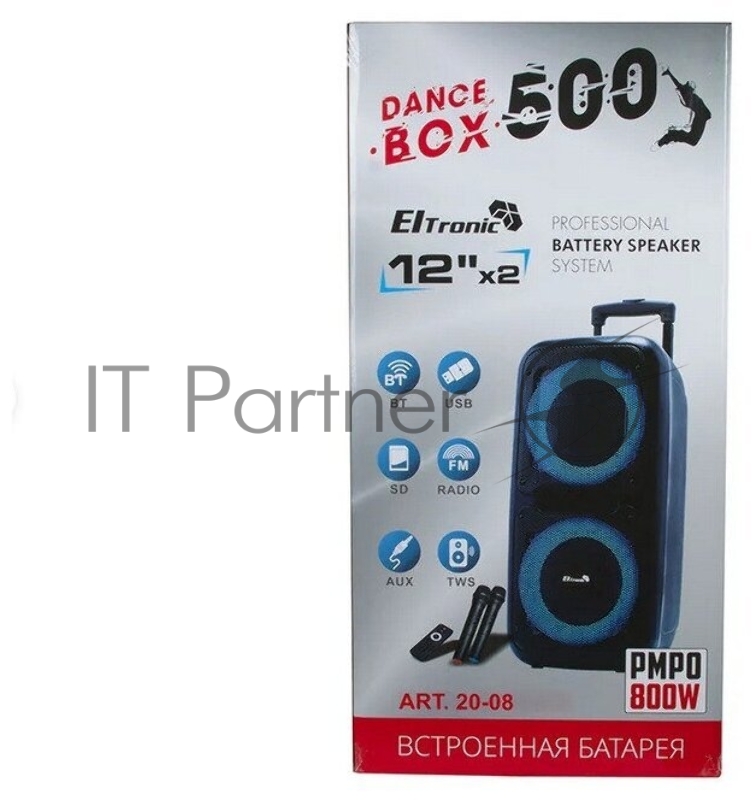 Колонка ELTRONIC 12 (20-05 DANCE BOX 500) динамик 2шт/12 ELTRONIC с TWS