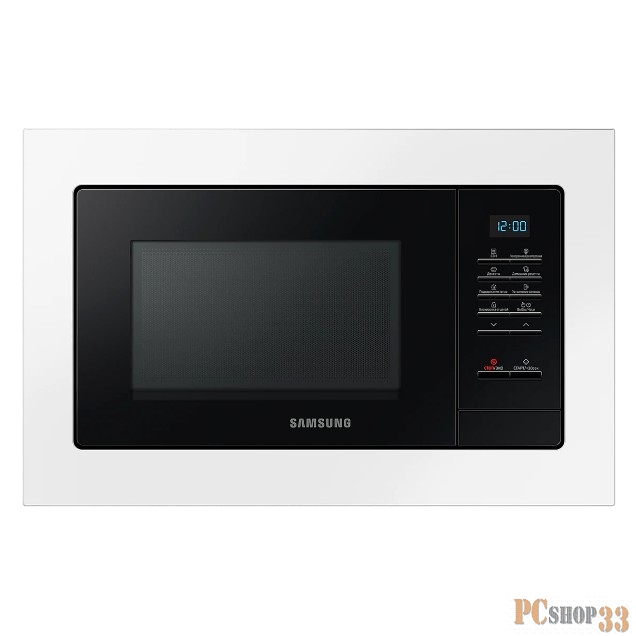 Микроволновая печь встраиваемая Samsung MS23A7013AL/BW 23л.,800Вт, белый