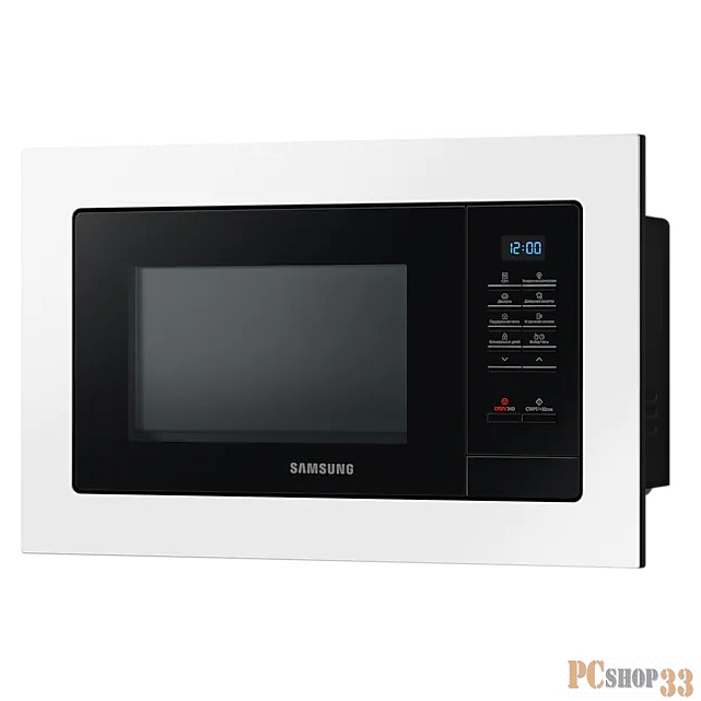 Микроволновая печь встраиваемая Samsung MS23A7013AL/BW 23л.,800Вт, белый