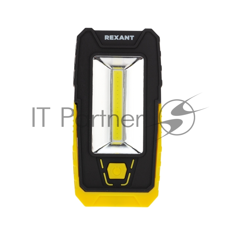 Фонарь рабочий-трансформер NEW AGE с дальним головным 3 Вт и ближним боковым светом 6 Вт REXANT, поворотный магнит, складной крюк