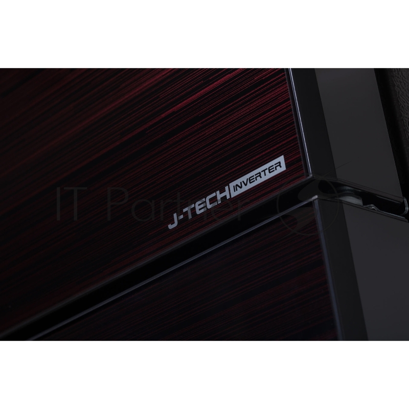 Холодильник Sharp 1670х700х720 см. Full No Frost,Hybrid Cooling. A+ Бордовый.