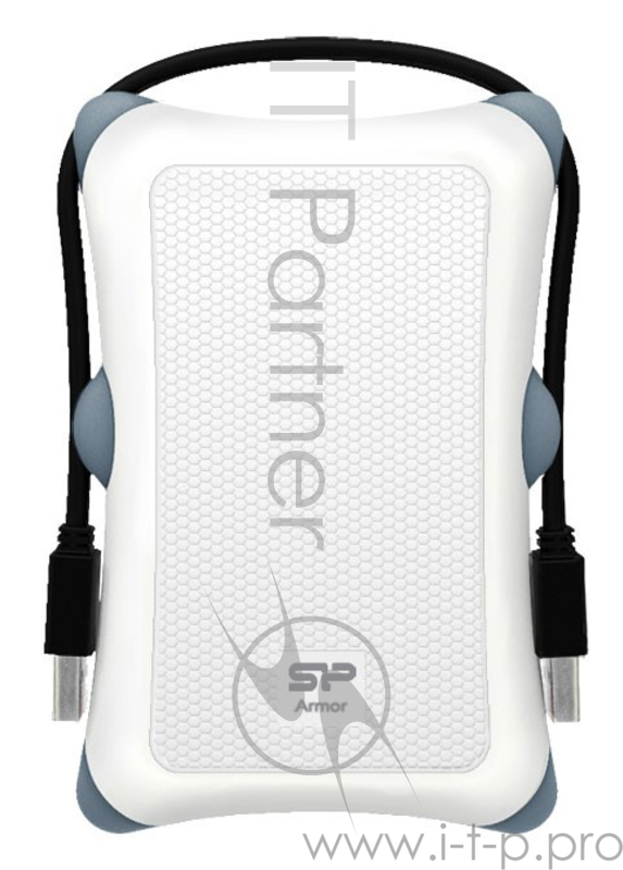 Жесткий диск Silicon Power USB 3.0 500Gb A30 SP500GBPHDA30S3W Armor 2.5 белый
