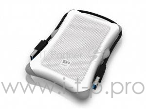 Жесткий диск Silicon Power USB 3.0 1Tb A30 SP010TBPHDA30S3W Armor 2.5 белый